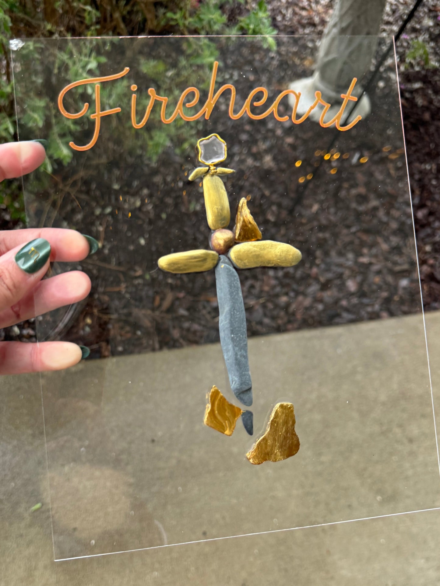 subtle bookish rock art