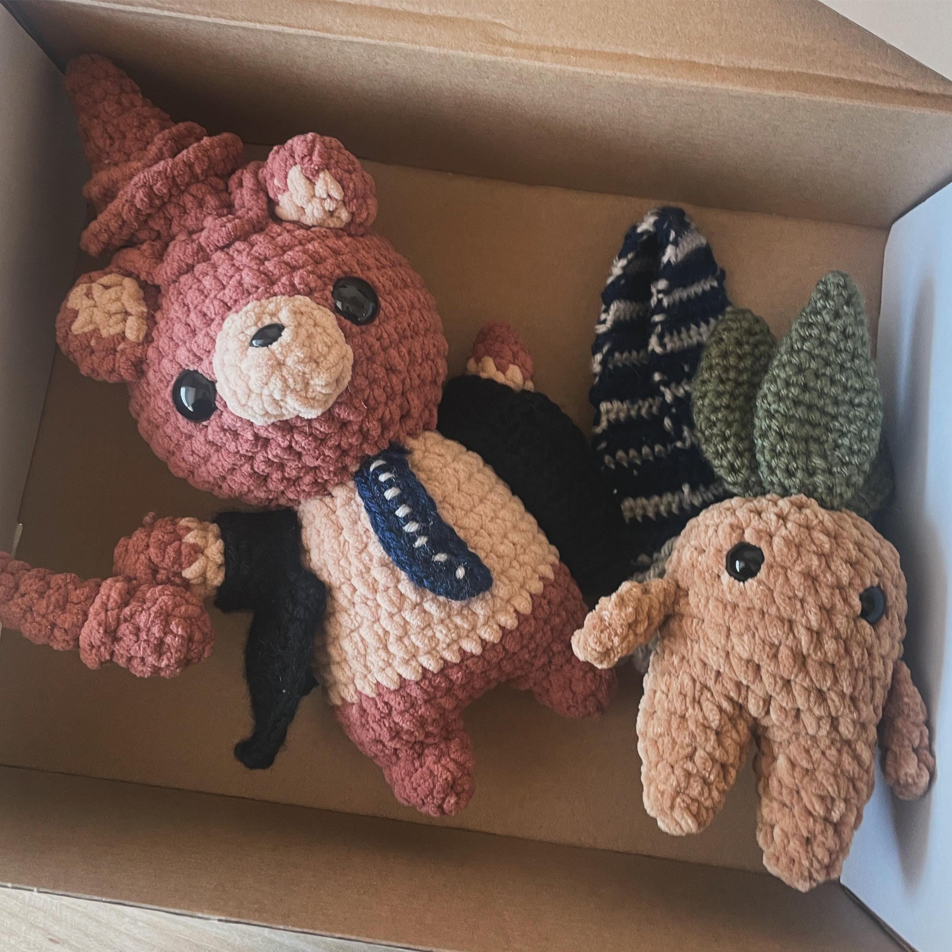 crochet bookish merch box