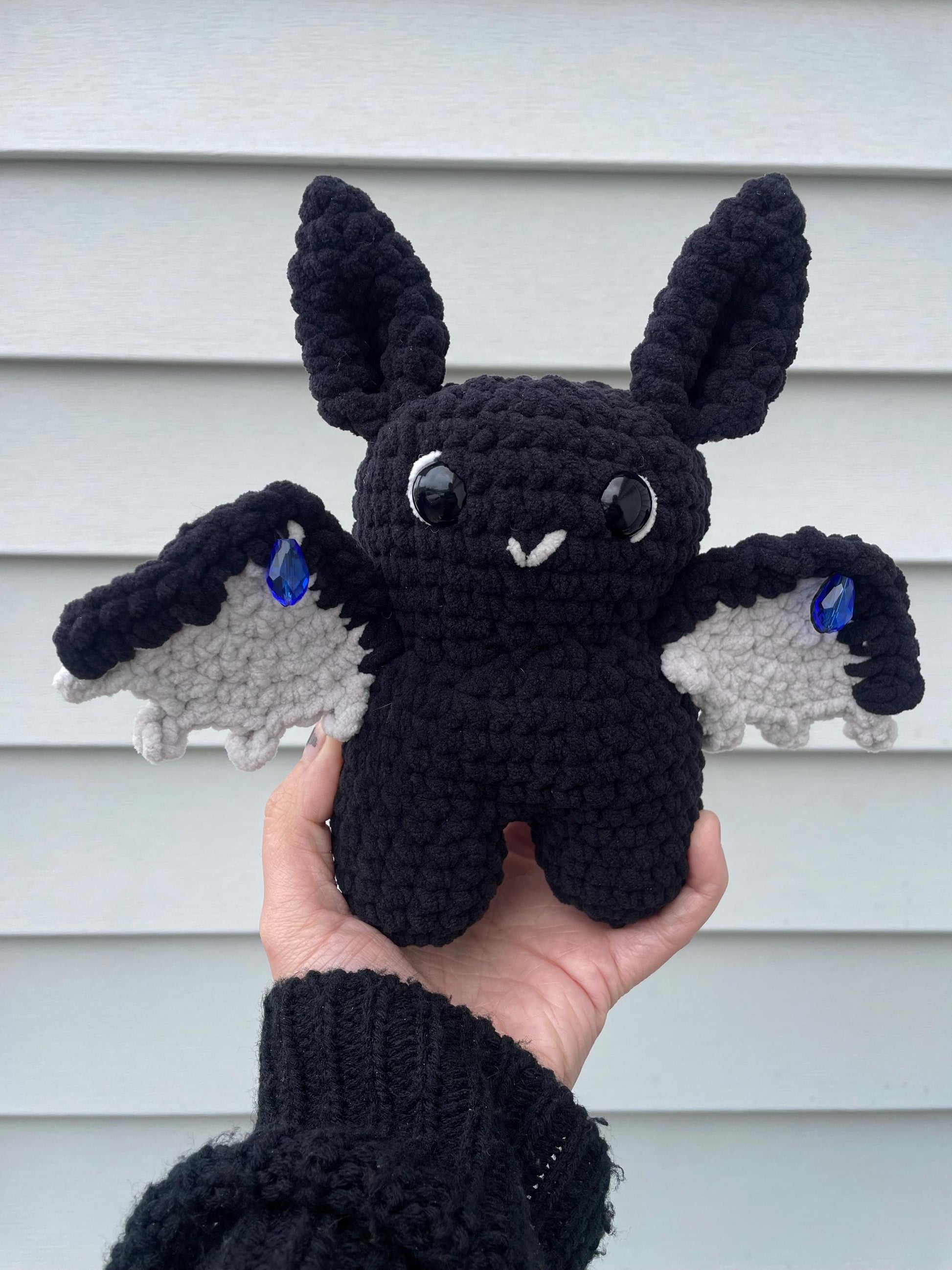 crochet bat boy plush
